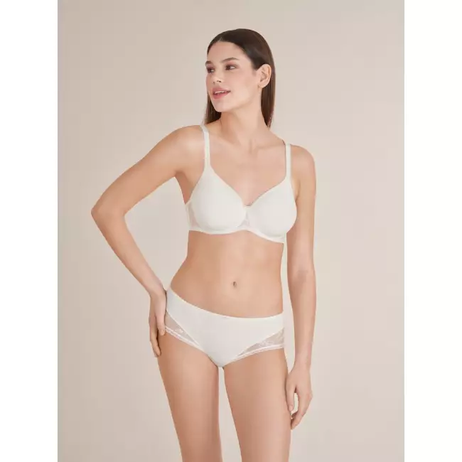 Conturelle by Felina biustonosz typu spacer 806840 w kolorze kremowym komplet przód